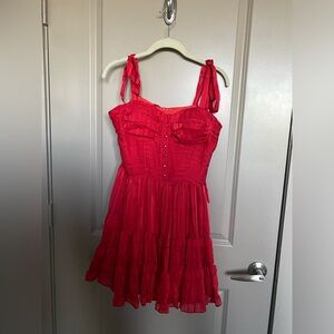 Red mini Dress size Large